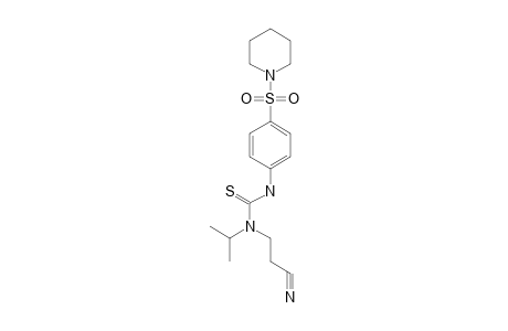 1-(2-cyanoethyl)-1-isopropyl-3-[p-(piperidinosulfonyl)phenyl]-2-thiourea