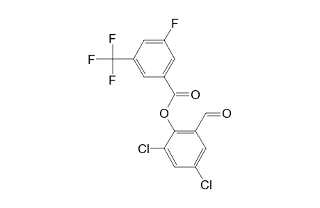 3-Fluoro-5-trifluoromethylbenzoic acid, 2,4-dichloro-6-formylphenyl ester