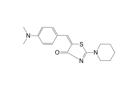 (5E)-5-[4-(dimethylamino)benzylidene]-2-(1-piperidinyl)-1,3-thiazol-4(5H)-one