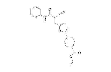 ethyl 4-{5-[(1E)-3-anilino-2-cyano-3-oxo-1-propenyl]-2-furyl}benzoate
