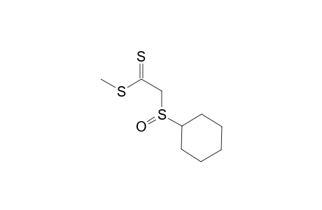 Methyl (R,S)-2-(cyclohexylsulfinyl)ethanedithioate