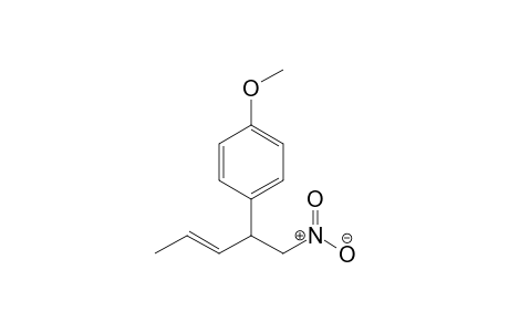 (E) 2- (4-methoxyphenyl)-1-nitropent-3-ene