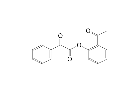 Glyoxylic acid, phenyl-, (2'-acetylphenyl) ester
