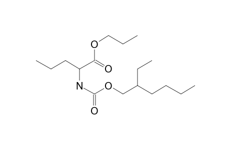 L-Norvaline, N-(2-ethylhexyloxycarbonyl)-, propyl ester