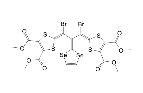 Dibromo[3]Dendralene [1,3-Bis(4,5-dicarbomethoxydithiol-2-ylidene)-2-(1,3-diselenolidene-1,3-dibromopropane]