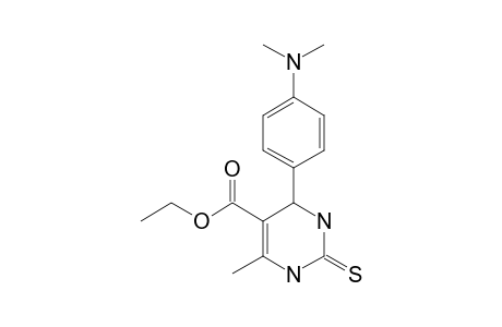 ETHYL-4-[4-(DIMETHYLAMINO)-PHENYL]-6-METHYL-2-THIOXO-1,2,3,4-TETRAHYDROPYRIMIDINE-5-CARBOXYLATE