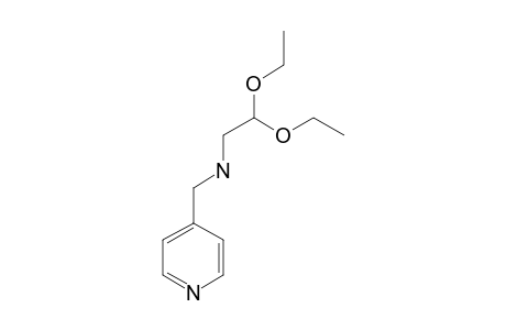 [(4-pyridylmethyl)amino]acetaldehyde, diethyl ester