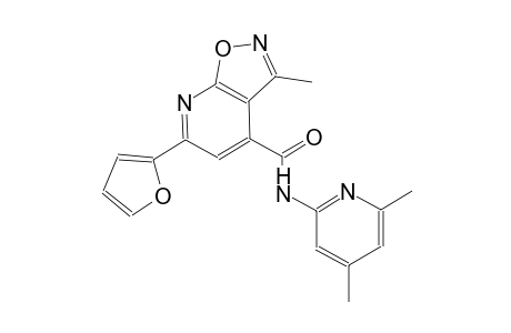isoxazolo[5,4-b]pyridine-4-carboxamide, N-(4,6-dimethyl-2-pyridinyl)-6-(2-furanyl)-3-methyl-