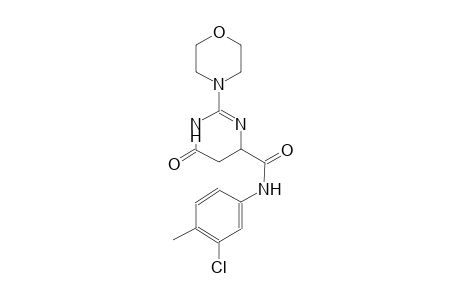 N-(3-chloro-4-methylphenyl)-2-(4-morpholinyl)-6-oxo-1,4,5,6-tetrahydro-4-pyrimidinecarboxamide