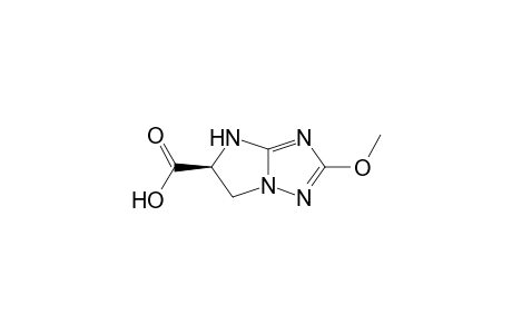 5,6-Dihydro-2-methoxy-4H-imidazo[1,2-b][1,2,4]triazole-5S-carboxyloic acid