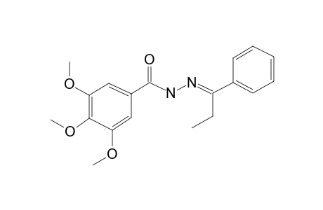 3,4,5-Trimethoxy-N'-(1-phenylpropylidene)benzhydrazide