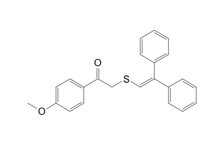 2-(2,2-Diphenylethenylsulfanyl)-1-(4-methoxyphenyl)ethanone