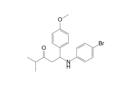 N-{-[.alpha.-(Isopropylcarbonyl)methyl]-4'-methoxybenzyl}-4-bromoaniline