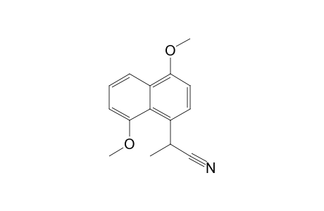 2-(4,8-dimethoxy-1-naphthalenyl)propanenitrile