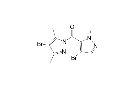 1H-pyrazole, 4-bromo-1-[(4-bromo-1-methyl-1H-pyrazol-5-yl)carbonyl]-3,5-dimethyl-