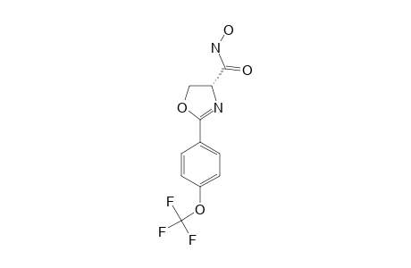 2-(4-TRIFLUOROMETHOXYPHENYL)-OXAZOLINE-4-HYDROXAMIC-ACID