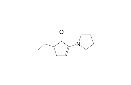 5-Ethyl-2-(1-pyrrolidinyl)-2-cyclopenten-1-one