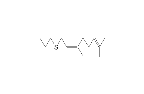 1-(3,7-DIMETHYL-2Z,6-OCTADIENYL)PROPYLSULPHIDE