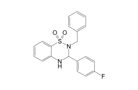 2-Benzyl-3-(4-fluorophenyl)-3,4-dihydro-2H-1,2,4-benzothiadiazine 1,1-dioxide