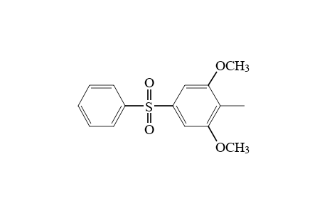 TOLUENE, 2,6-DIMETHOXY-4-/PHENYL- SULFONYL/-,