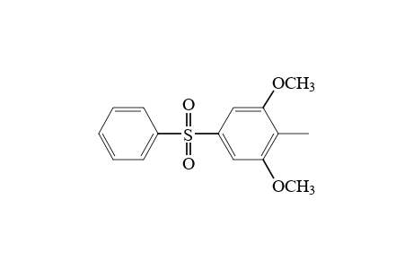 TOLUENE, 2,6-DIMETHOXY-4-/PHENYL- SULFONYL/-,