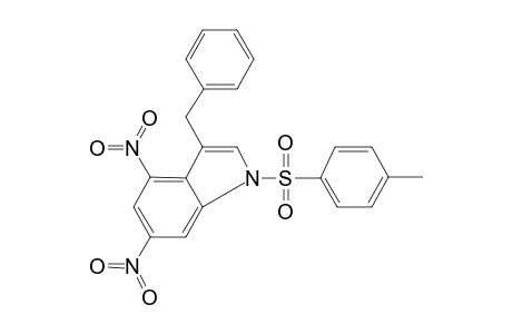 3-Benzyl-1-[(4-methylphenyl)sulfonyl]-4,6-dinitro-1H-indole