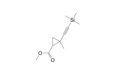 Cyclopropanoic acid,-2-methyl,-2(2-trimethylsilylethinyl), methyl ester (-E)