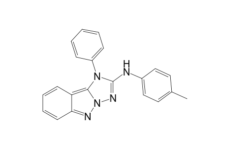 1-PHENYL-2-[(4-METHOXYPHENYL)-AMINO]-1H-1,2,4-TRIAZOLO-[2,3-B]-INDAZOLE