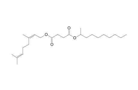 Succinic acid, dec-2-yl neryl ester