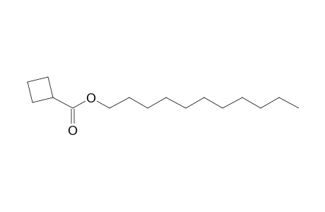 Cyclobutanecarboxylic acid, undecyl ester