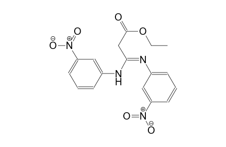 [N,N'-bis(m-nitrophenyl)amidino]acetic acid, ethyl ester