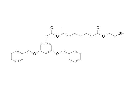 Benzeneacetic acid, 3,5-bis(phenylmethoxy)-, 1-methyl-7-oxo-7-[2-(trimethylsilyl)ethoxy]heptyl ester