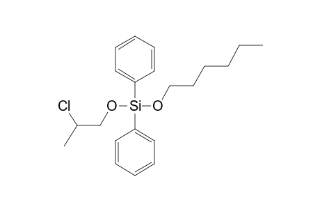 Silane, diphenyl(2-chloropropoxy)hexyloxy-