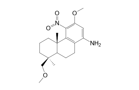 12,19-dimethoxy-11-nitropodocarpa-8,11,13-trien-14-amine