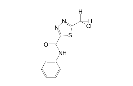 5-(chloromethyl)-N-phenyl-1,3,4-thiadiazole-2-carboxamide