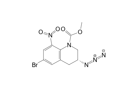 Methyl (3R)-3-Azido-6-bromo-8-nitro-3,4-dihydroquinoline-1(2H)-carboxylate