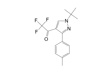 1-(TERT.-BUTYL)-3-PHENYL-4-TRIFLUOROACETYLPYRAZOLE