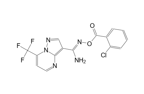 N'-[(2-chlorobenzoyl)oxy]-7-(trifluoromethyl)pyrazolo[1,5-a]pyrimidine-3-carboximidamide