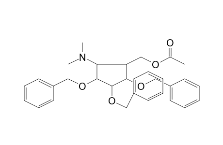 CYCLOPENTANEMETHANOL, 2-(DIMETHYLAMINO)-3,4,5-TRIS(PHENYLMETHOXY)-, ACETATE (ESTER), [1R-(1alpha,2alpha,3beta,4alpha,5beta