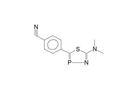 2-DIMETHYLAMINO-5-PARA-CYANOPHENYL-1,3,4-THIAZAPHOSPHOLE