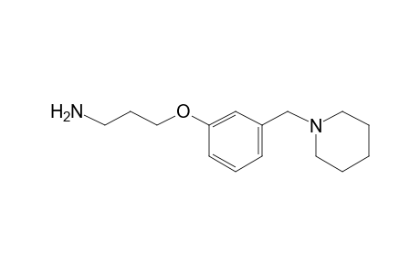 3-[3-(1-Piperidinylmethyl)phenoxy]-1-propanamine