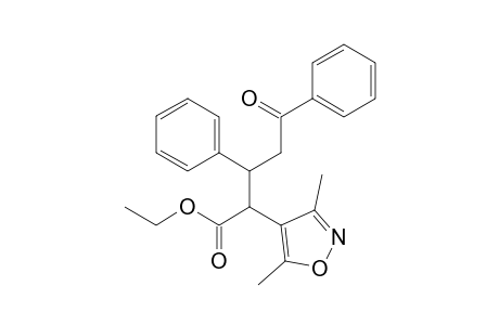 Ethyl 2-(3',5'-dimethyl-4'-oxazolyl)-3,5-diphenyl-5-oxopentanoate