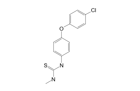 1-[p-(p-chlorophenoxy)phenyl]-3-methyl-2-thiourea