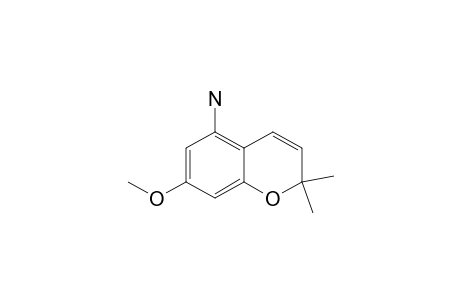 2H-1-Benzopyran-5-amine, 7-methoxy-2,2-dimethyl-