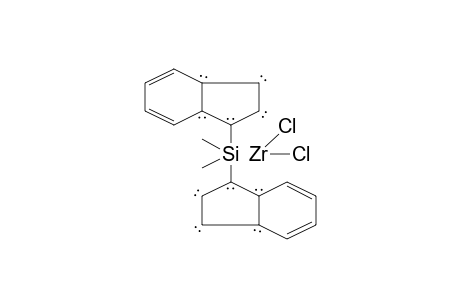 Zirconium, dichloro[(dimethylsilylene)bis[(1,2,3,3a,7a-.eta.)-1H-inden-1-ylidene]]-