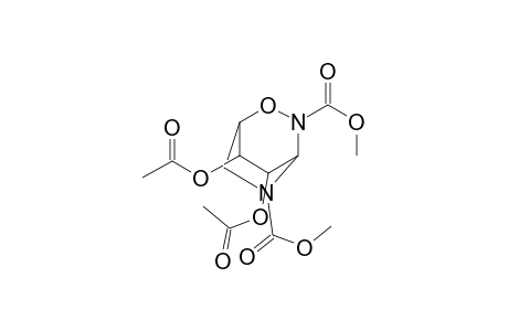 Dimethyl 7,8-Diacetoxy-2-oxa-3,5-diazabicyclo[2.2.2]octane-3,5-dicarboxylate