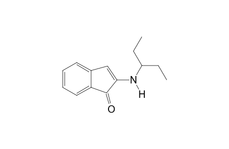 2-(3-Pentylamino)-1H-inden-1-one