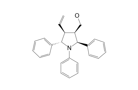 (2S,3R,4S,5S)-1,2,5-TRIPHENYL-3-HYDROXYMETHYL.4.VINYL-PYRROLIDINE