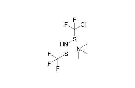 (Trifluoromethylsulfenyl)(chlorodifluoromethylsulfenyl)-amine-Trimethylamine-Adduct