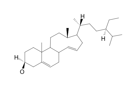 Cichosterol (13,14-seco-stigma-5(6),14(15)-diene-3.beta.-ol)